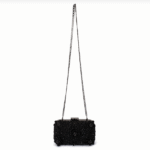 Olga Berg Beth Encrusted Clutch - Black - Image 3