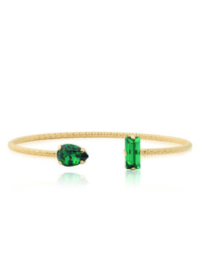 Caroline Svedbom Noelle Bracelet Gold and Emerald