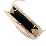 Olga Berg Chloe Tie Front Clutch - Natural - Image 3