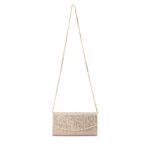 Olga Berg Emma Crystal Clutch - Champagne - Image 4