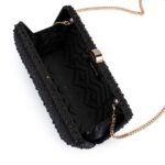 Olga Berg Kira Hotfix Clutch - Black - Image 4