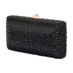 Olga Berg Kira Hotfix Clutch - Black - Image 5