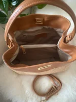 Sasha Raffia Bag - Taupe - Image 2